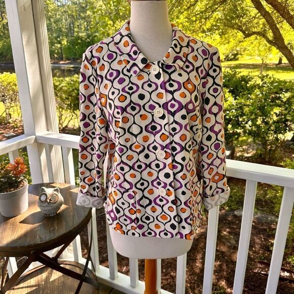 Lafayette 148 New York Jackets & Blazers - Lafayette 148 New York Abstract Print Blazer